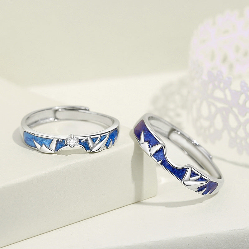Anillo de Esmalte de Diseño de Compromiso