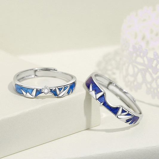 Anillo de Esmalte de Diseño de Compromiso