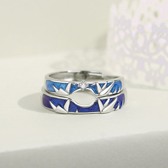 Anillo de Esmalte de Diseño de Compromiso