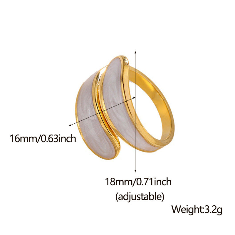Anillo Ajustable de Acero de Titanio Personalizado para Mujeres