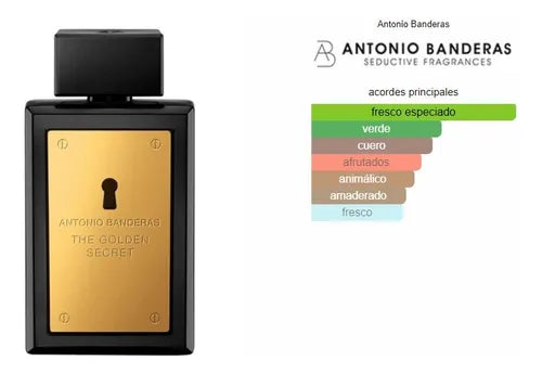 Antonio Banderas Perfumes - El Secreto Dorado - Eau de Toilette Spray