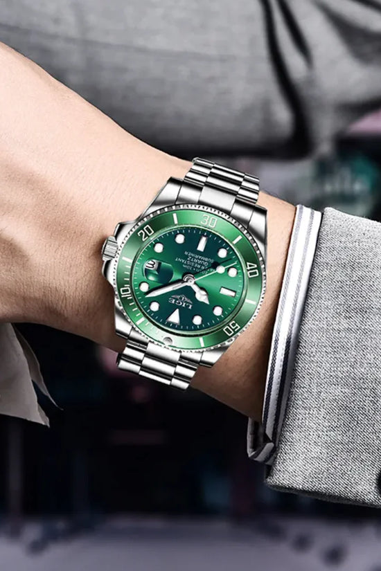 Reloj de Cuarzo Impermeable para Hombre