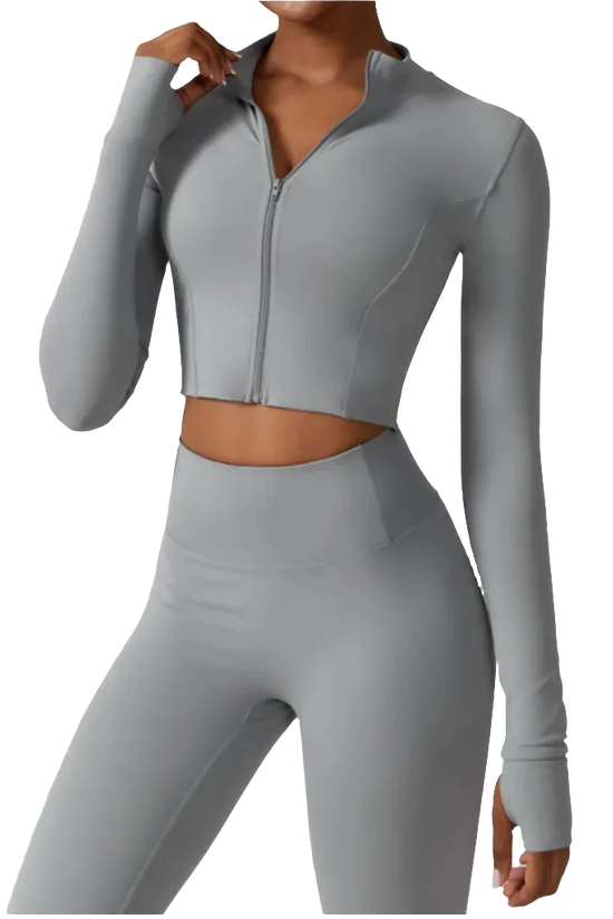 Chaqueta de Correr para Mujeres con Cremallera