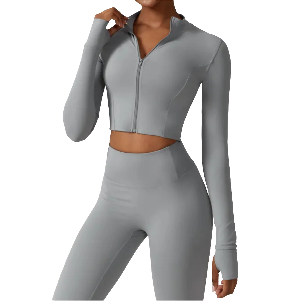 Chaqueta de Correr para Mujeres con Cremallera