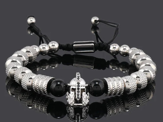 Pulsera de Hombre de Acero Inoxidable plateado