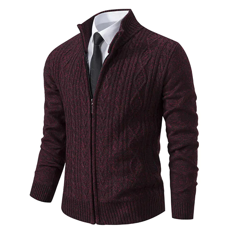 Fiorinni Cárdigan para Hombre - Chaqueta de Punto Grueso