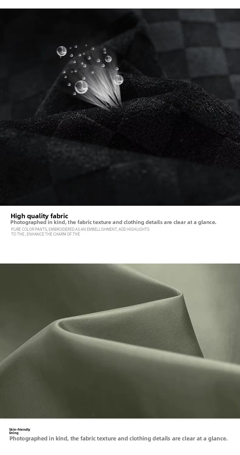 Chaqueta de gamuza a cuadros para hombre, estilo retro americano