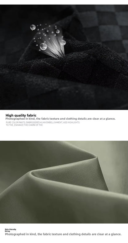 Chaqueta de gamuza a cuadros para hombre, estilo retro americano