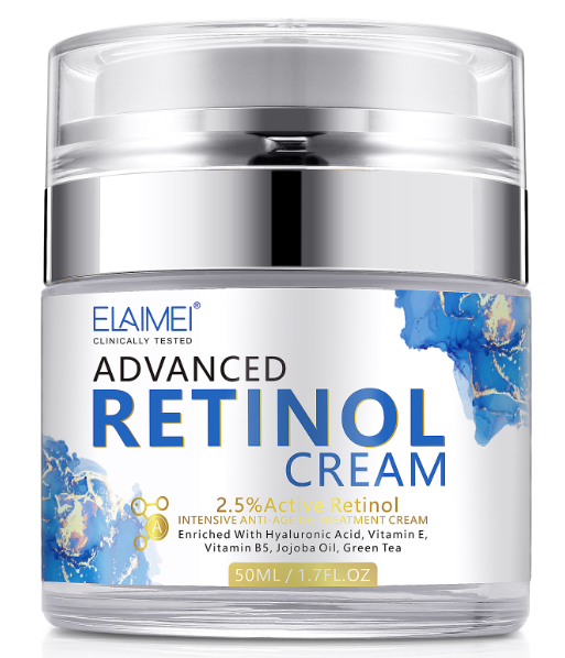 Crema Facial de Retinol con Ácido Hialurónico y Vitamina C