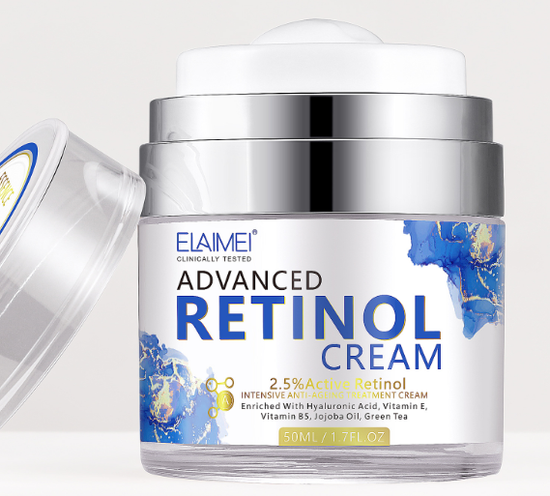 Crema Facial de Retinol con Ácido Hialurónico y Vitamina C