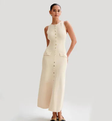 Vestidos Elegantes de Punto Largo