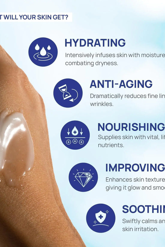 Crema de Retinol para la Cara con Colágeno e Hidratante con Ácido Hialurónico