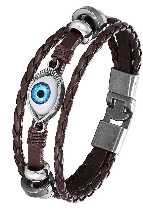 Pulsera Multicapa del Ojo Turco