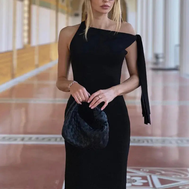Vestido Elegante de Verano Sin Mangas