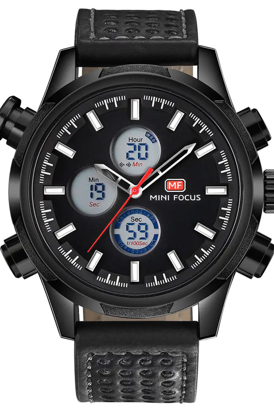 MINI FOCUS Reloj Deportivo de Cuarzo Impermeable para Hombre