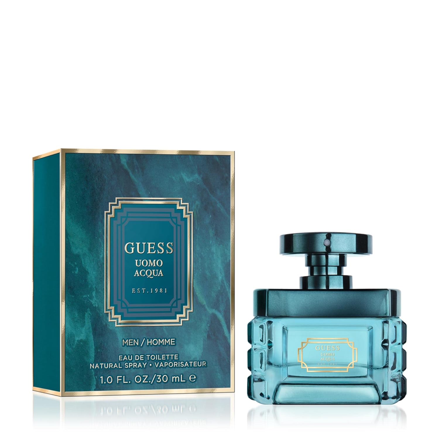 GUESS Uomo Acqua Eau de Toilette Spray Colonia Para Hombres 1.7 Fl. Oz.