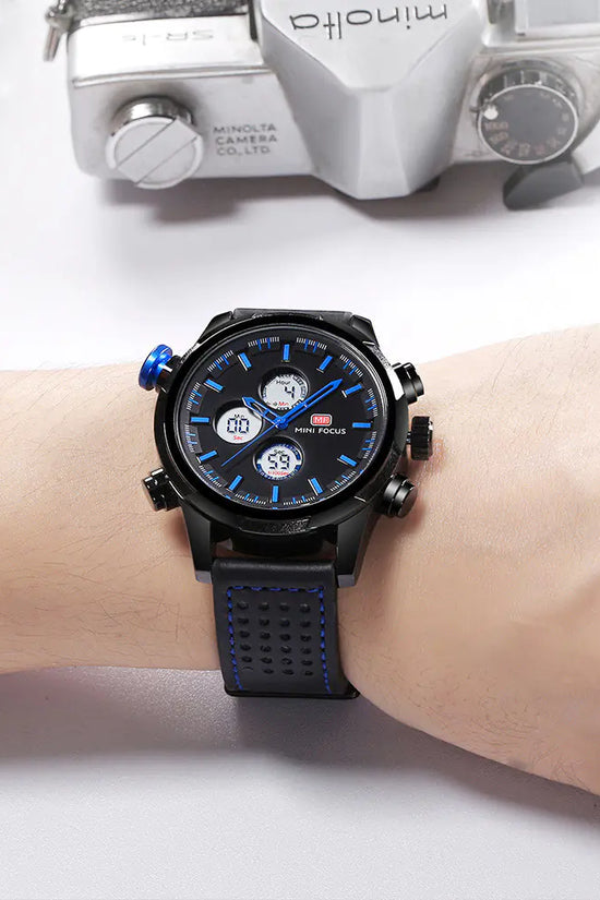 MINI FOCUS Reloj Deportivo de Cuarzo Impermeable para Hombre