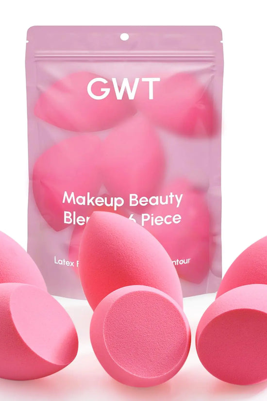 Set de 6 Esponjas de Maquillaje GWT, Libres de Látex