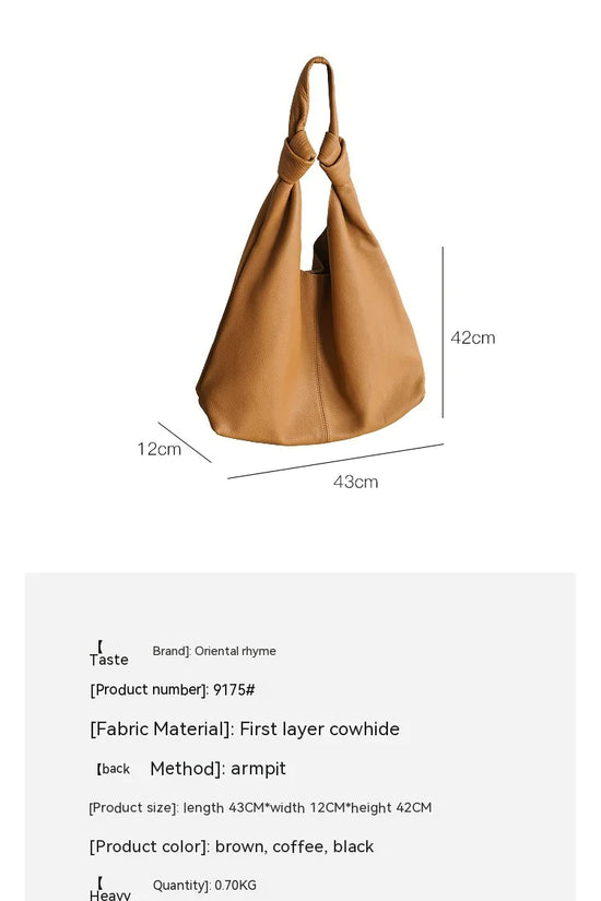 Bolso de Hombro de Cuero
