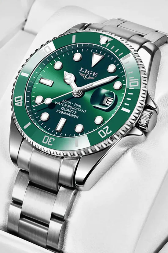 Reloj de Cuarzo Impermeable para Hombre