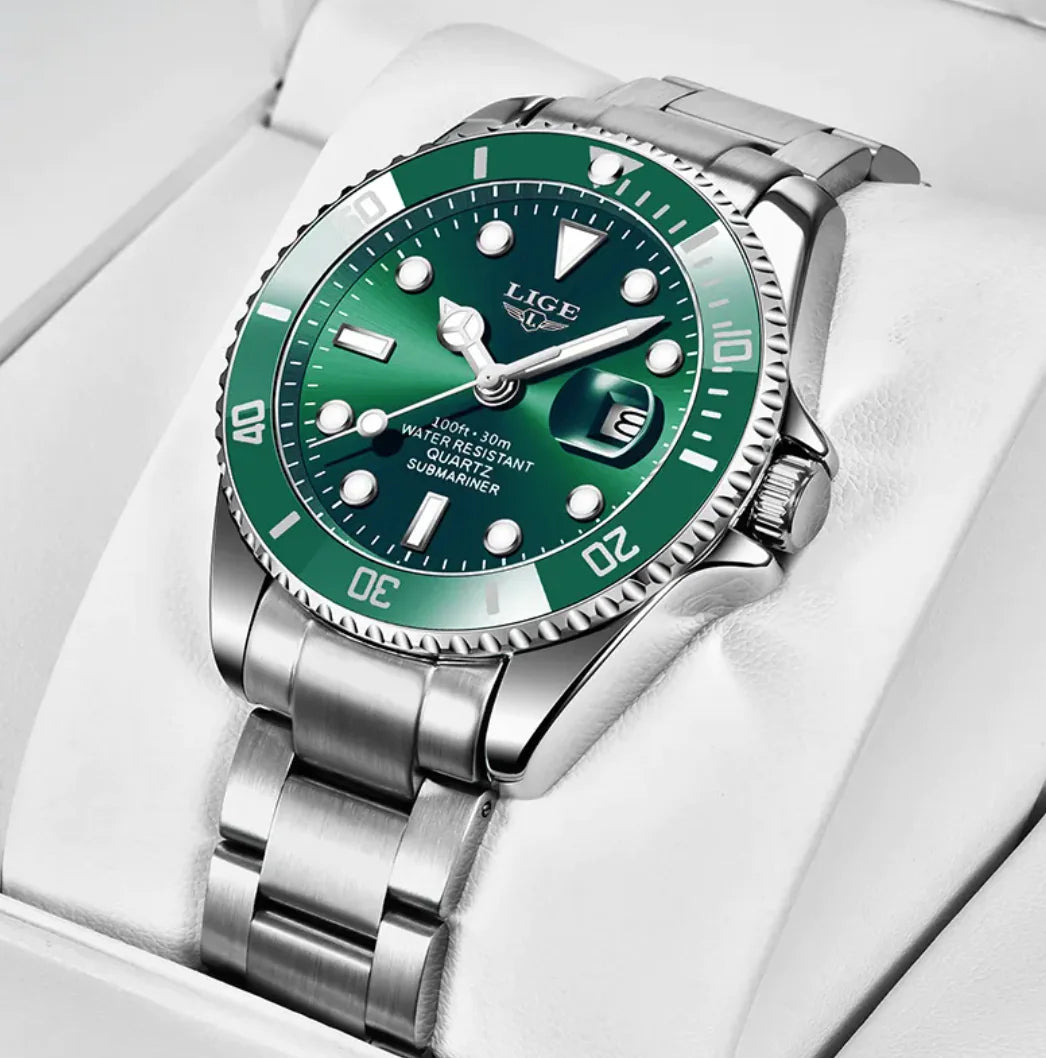 Reloj de Cuarzo Impermeable para Hombre
