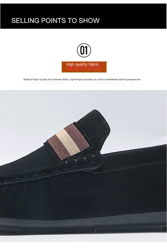 Mocasines Sin Cordones para Hombre de Suela Blanda y Estilo Casual