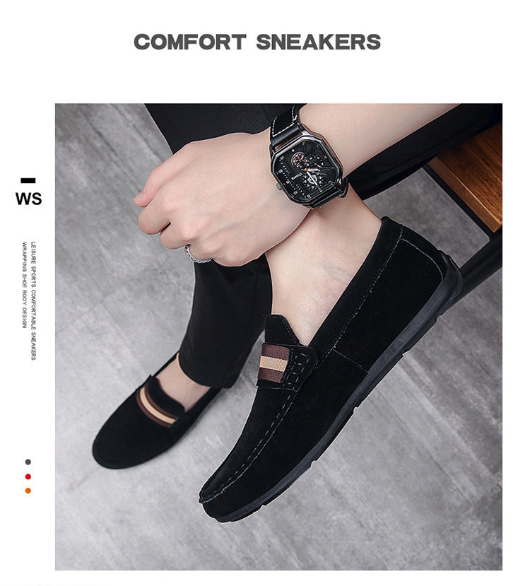 Mocasines Sin Cordones para Hombre de Suela Blanda y Estilo Casual
