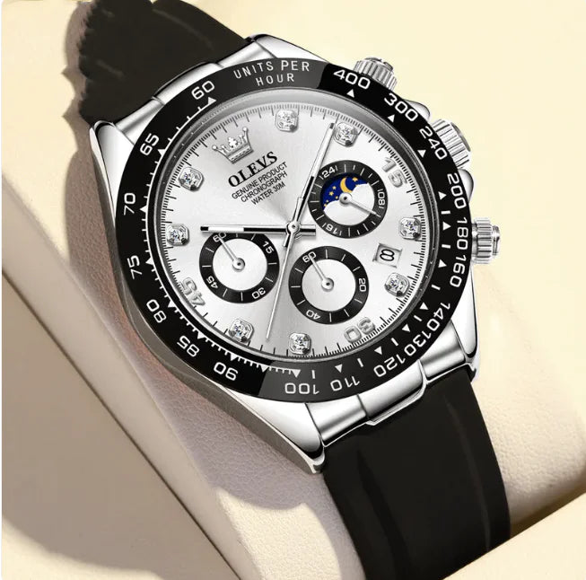 Reloj de Cuarzo Multifuncional para Hombre Lumi Tech