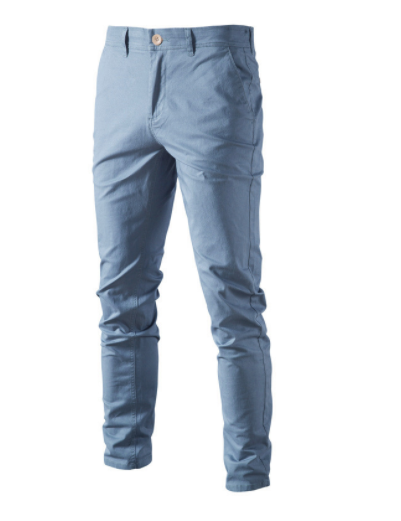 Pantalón Slim Fit de Color Sólido para Hombre