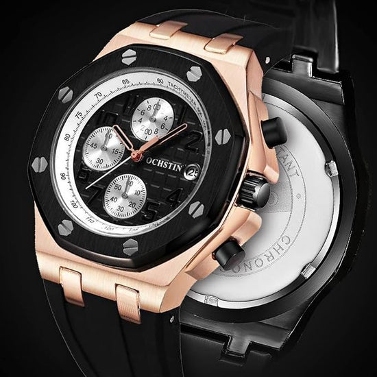 Reloj Cronógrafo Deportivo Impermeable con Calendario