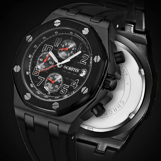Reloj Cronógrafo Deportivo Impermeable con Calendario