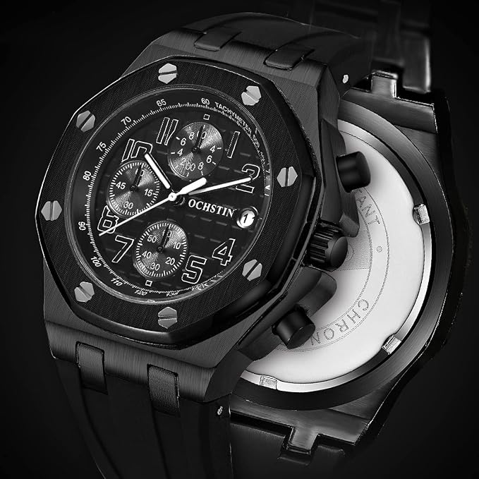 Reloj Cronógrafo Deportivo Impermeable con Calendario