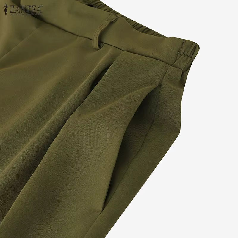 Pantalón Wide Leg "Zanzea Executive" – Estilo & Movimiento