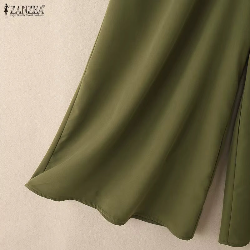 Pantalón Wide Leg "Zanzea Executive" – Estilo & Movimiento