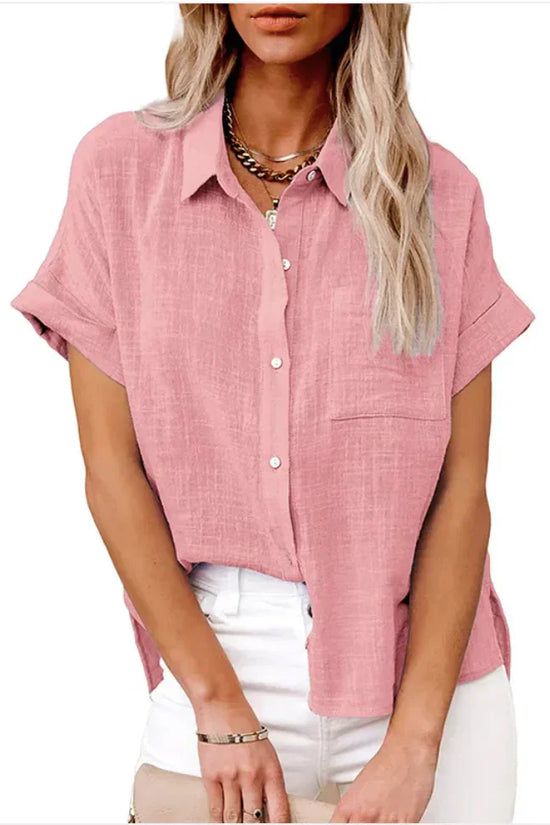 Blusa de Mezcla Natural Versátil