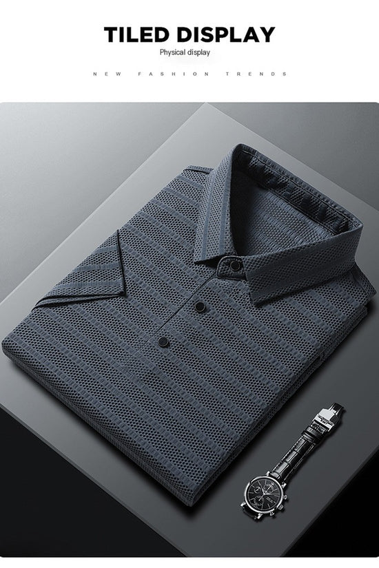Polo elástico Valante para hombre (manga corta)