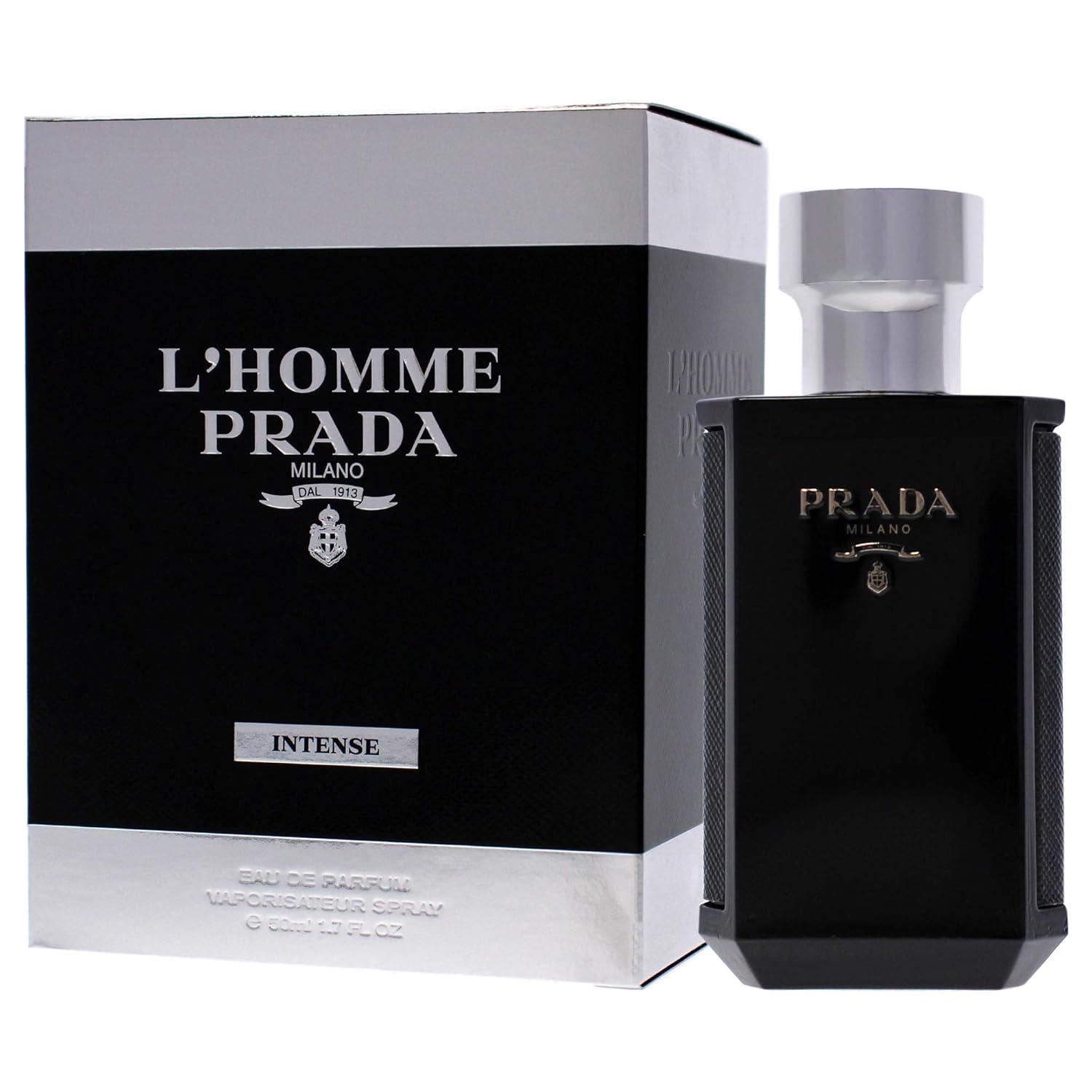 Prada Lhomme Intense Eau de Parfum en Spray para Hombres 3.4 Onzas