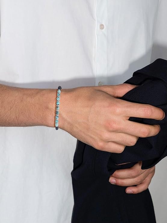 Pulsera GAVU Mate de Ónice y Turquesa Africana