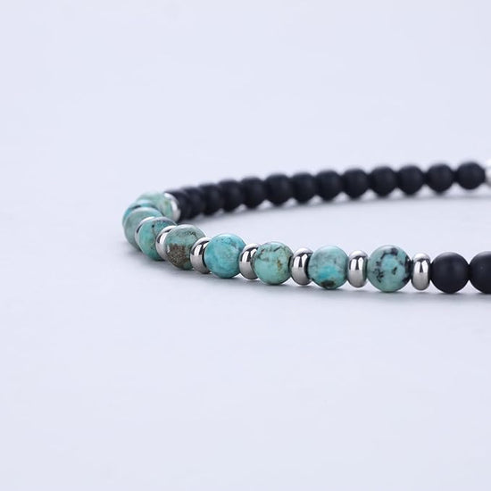 Pulsera GAVU Mate de Ónice y Turquesa Africana