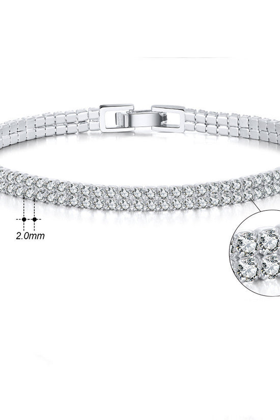 Pulsera de Plata Esterlina para el Temperamento de Moda Femenina