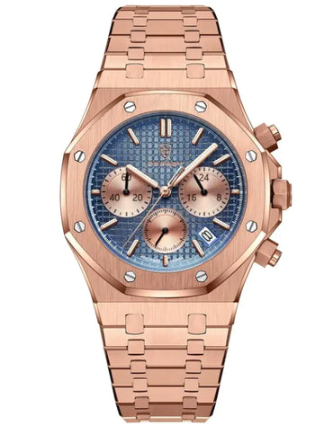 Rose Gold Blue Surface