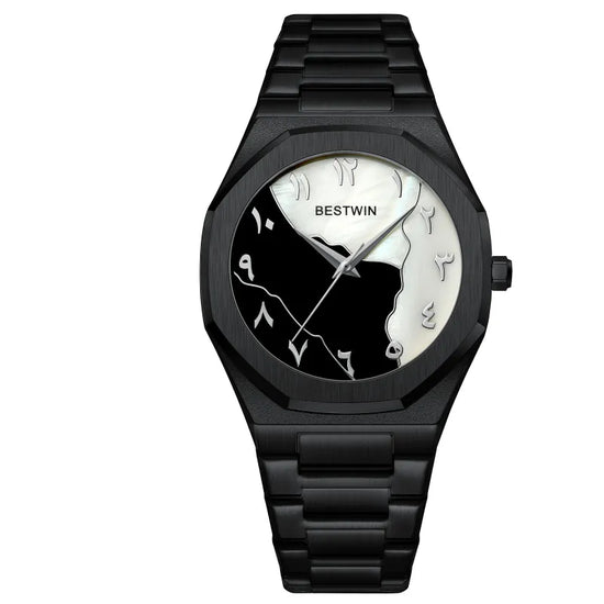 Reloj de Cuarzo con Correa de Acero Simple