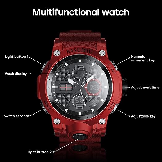 Relojes Deportivos Pienolande Pulsera Militares Tácticos Análogos Digitales