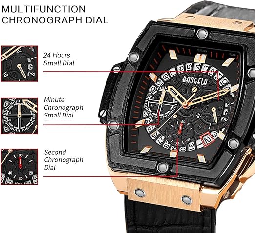Reloj Deportivo Multifunción de Cuarzo para Hombre