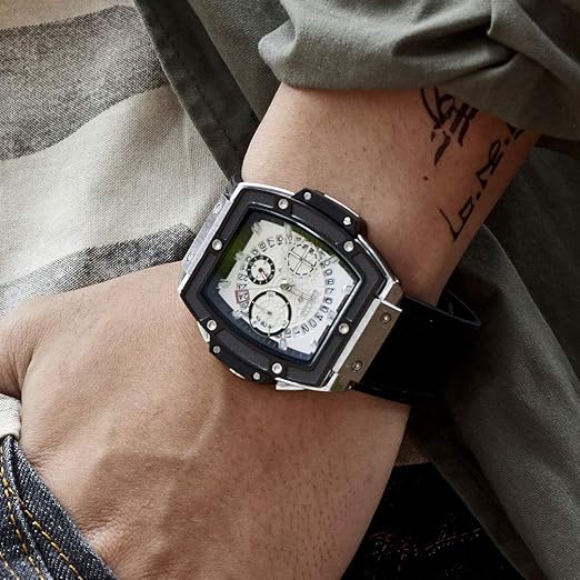 Reloj Deportivo Multifunción de Cuarzo para Hombre