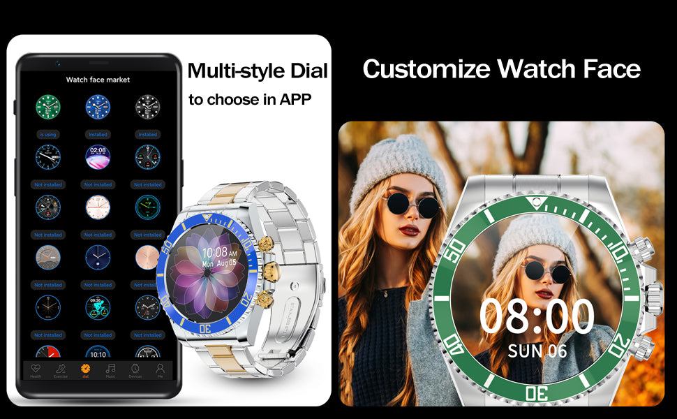 Reloj Inteligente "SmartWatch" Plus Bluetooth para Android y iPhone