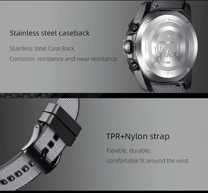 NORTH EDGE BLAZE - Reloj de cuarzo para hombre, con energía solar