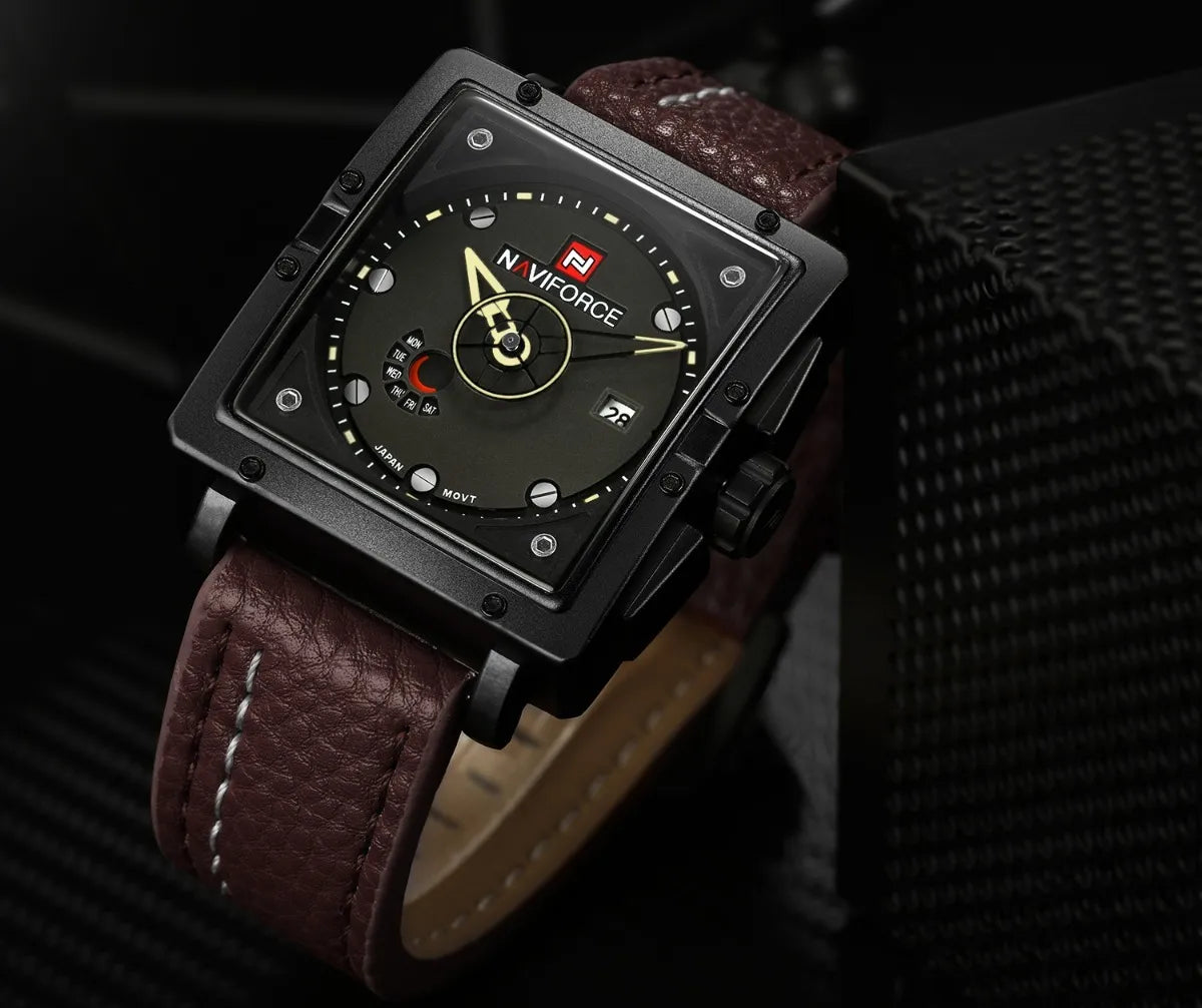 Reloj de Cuarzo con Calendario para Hombres