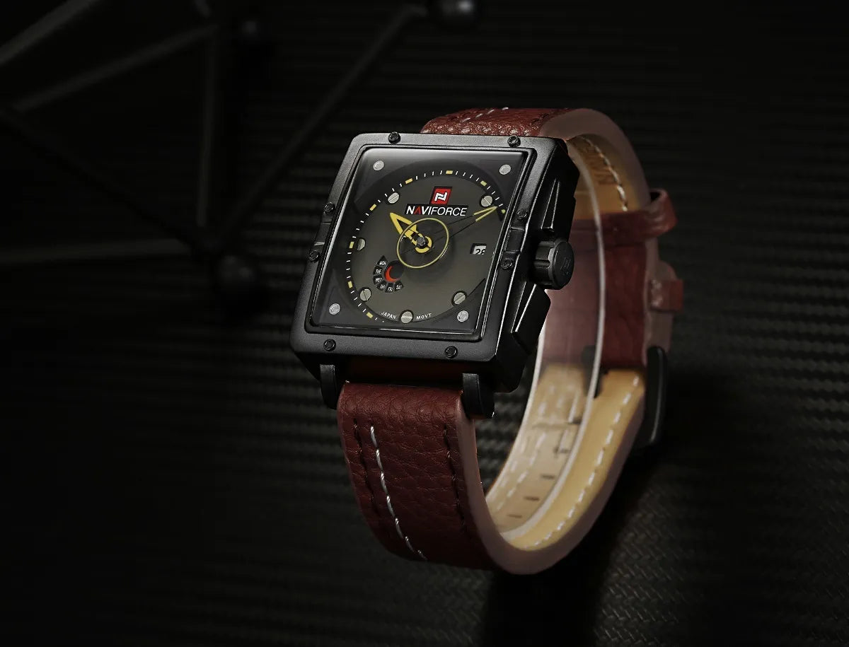 Reloj de Cuarzo con Calendario para Hombres