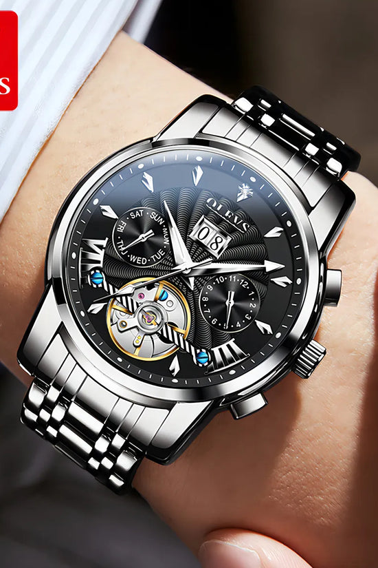 Reloj Automático OLEVS  Diamante Tourbillon
